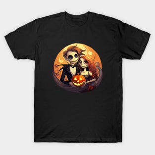 Jack and Sally - The Nightmare Before Christmas T-Shirt